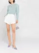 Image 2 of Alessandra Rich floral embroidery cable-knit jumper