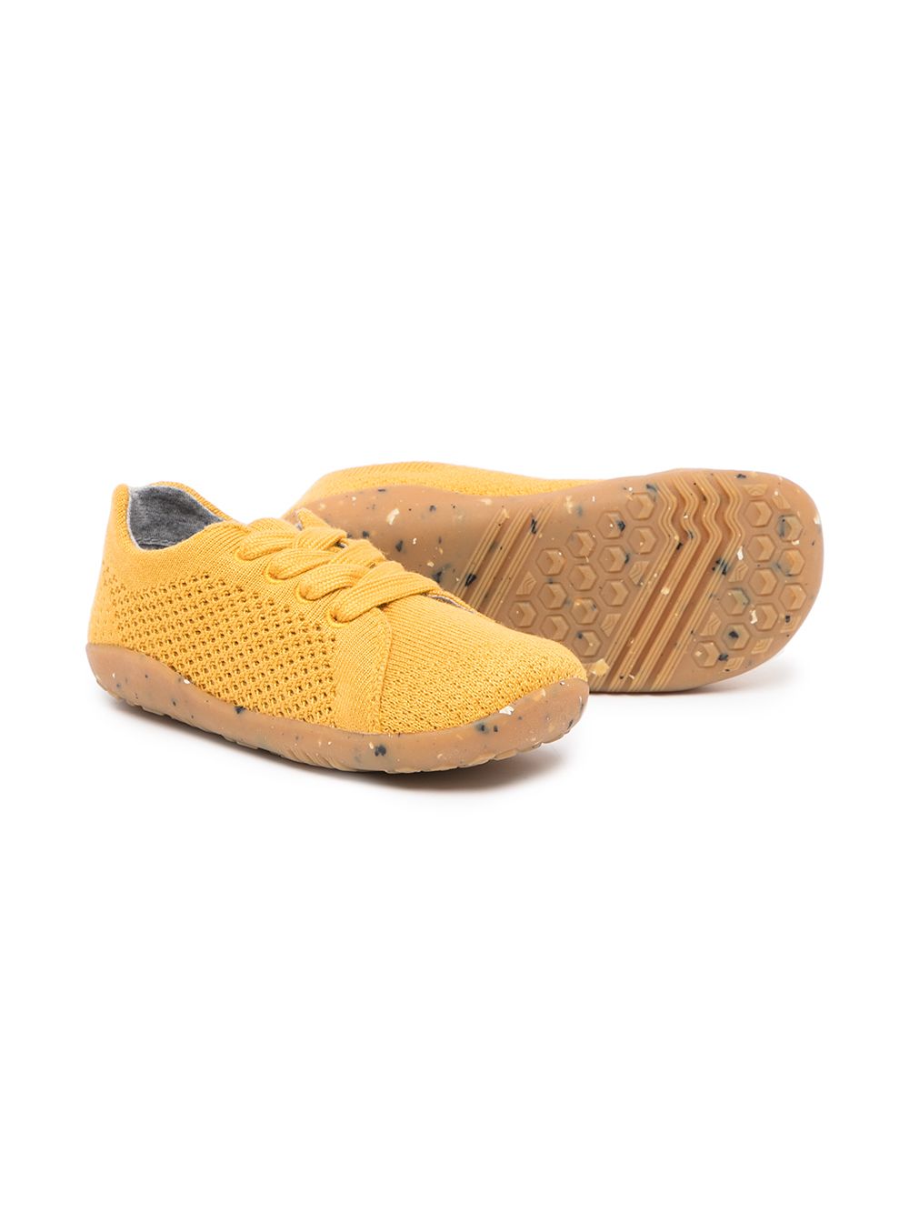 Shop Bobux Seedling Active Low-top Sneakers In Yellow