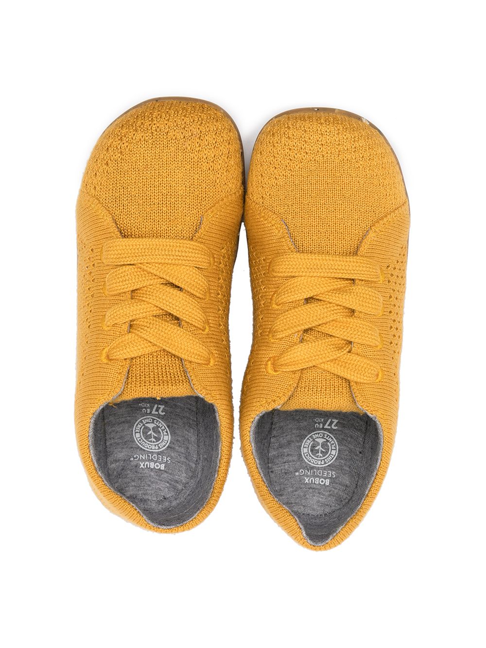 Shop Bobux Seedling Active Low-top Sneakers In Yellow