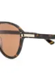 AMIRI engraved-logo aviator sunglasses