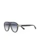 Image 2 of AMIRI engraved-logo aviator sunglasses