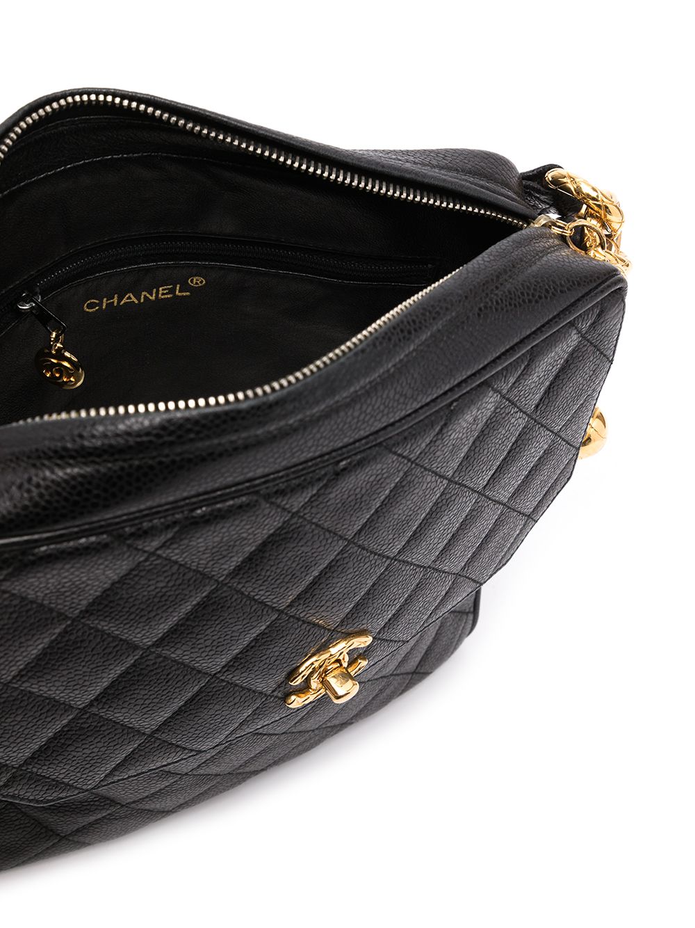CHANEL Pre-Owned 1992 CC diamond-quilted Shoulder Bag - Farfetch