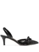 Image 1 of Isabel Marant knot-detail slingback pumps