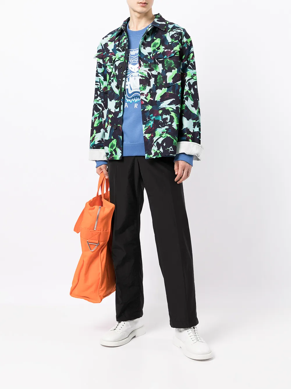 фото Kenzo толстовка с принтом tiger