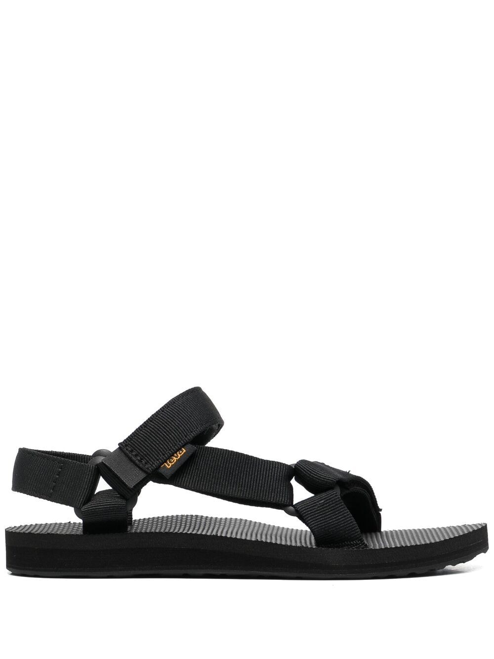 Teva Flat Touch-strap Sandals In Black | ModeSens