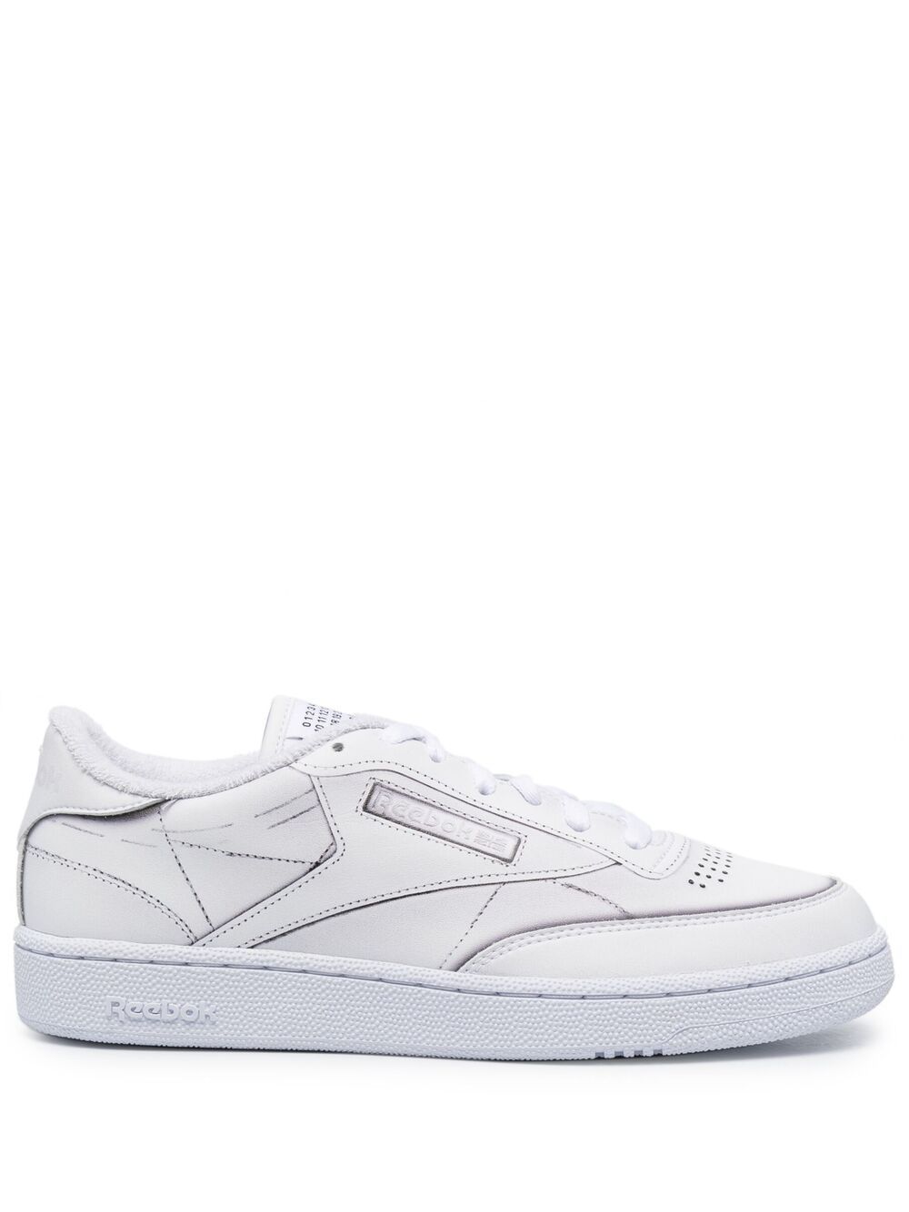 Shop Maison Margiela X Reebok Project 0 Cc Tl Sneakers In Weiss