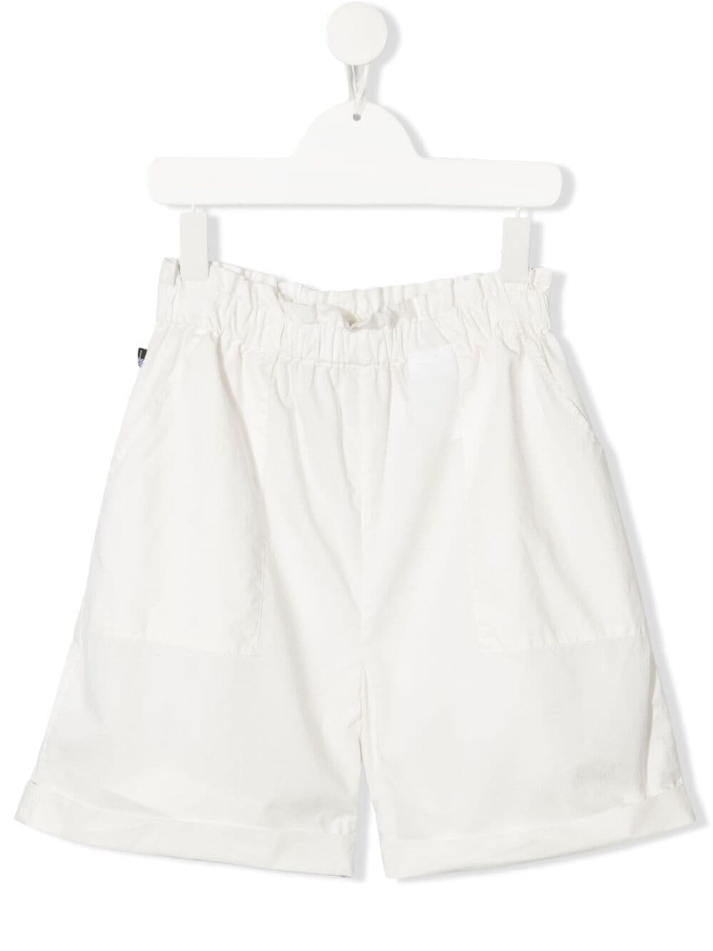 Woolrich Teen Elasticated-waist Shorts In White