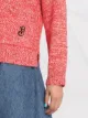 GANNI mélange-knit cardigan