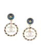 Image 1 of Chanel Pre-Owned CC star motif dangling earrings