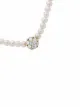 Redline 18kt yellow gold Illusion diamond pearl necklace