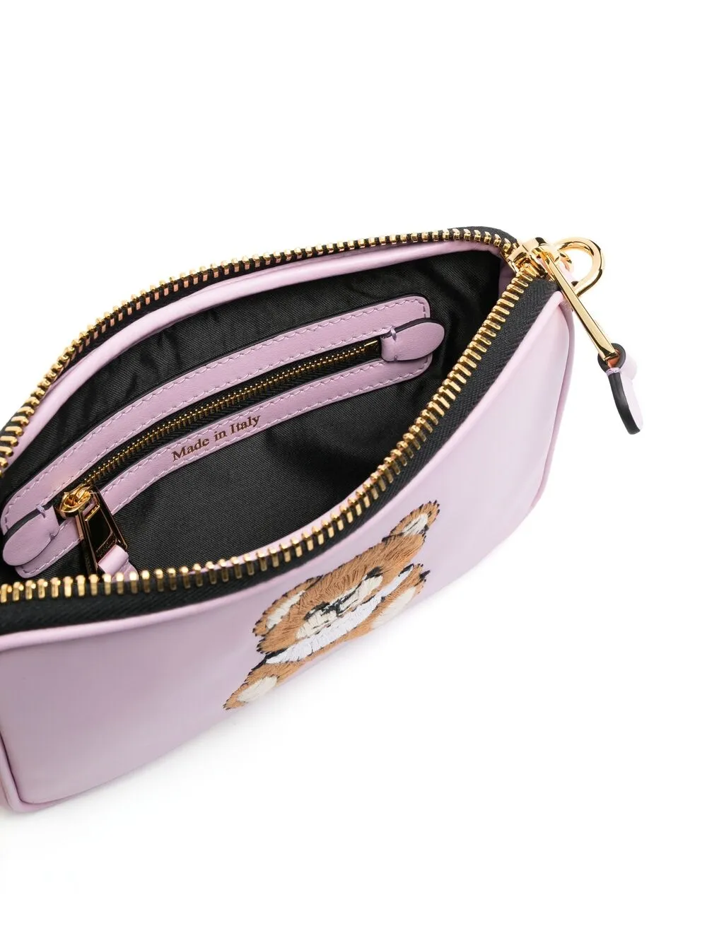 фото Moschino сумка через плечо с вышивкой teddy