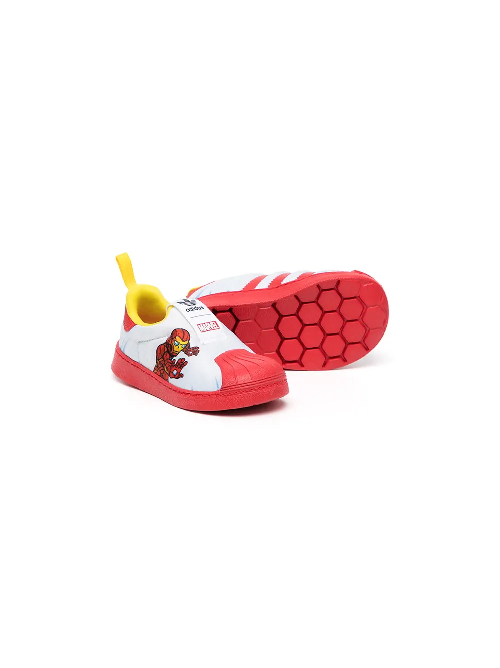 Adidas Kids x Marvel Superstar 360 sneakers - Rood
