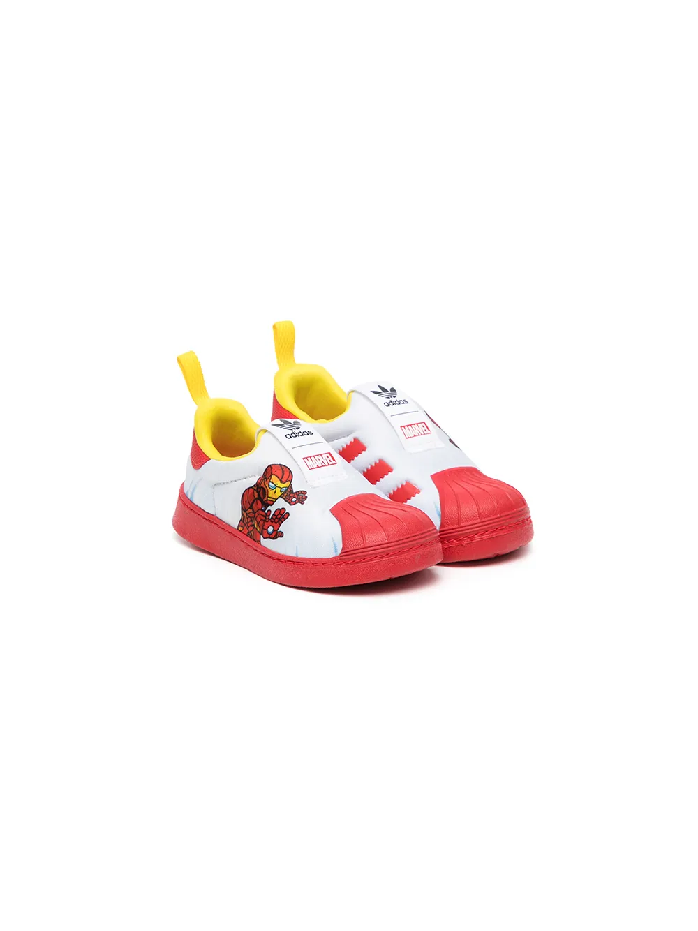 Adidas Kids x Marvel Superstar 360 sneakers Red