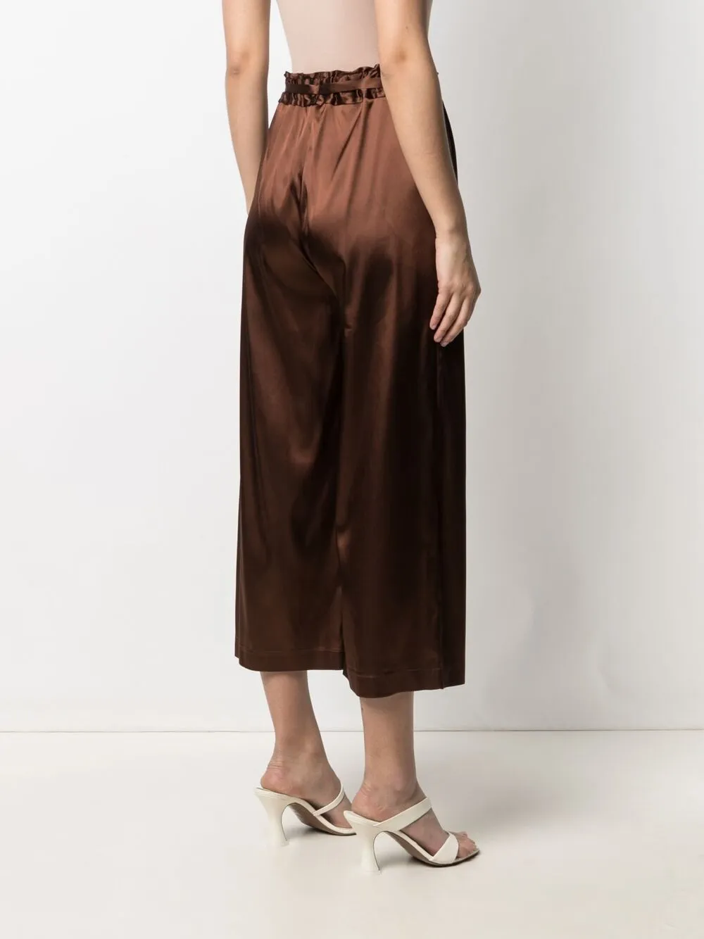 фото Pinko укороченные брюки широкого кроя