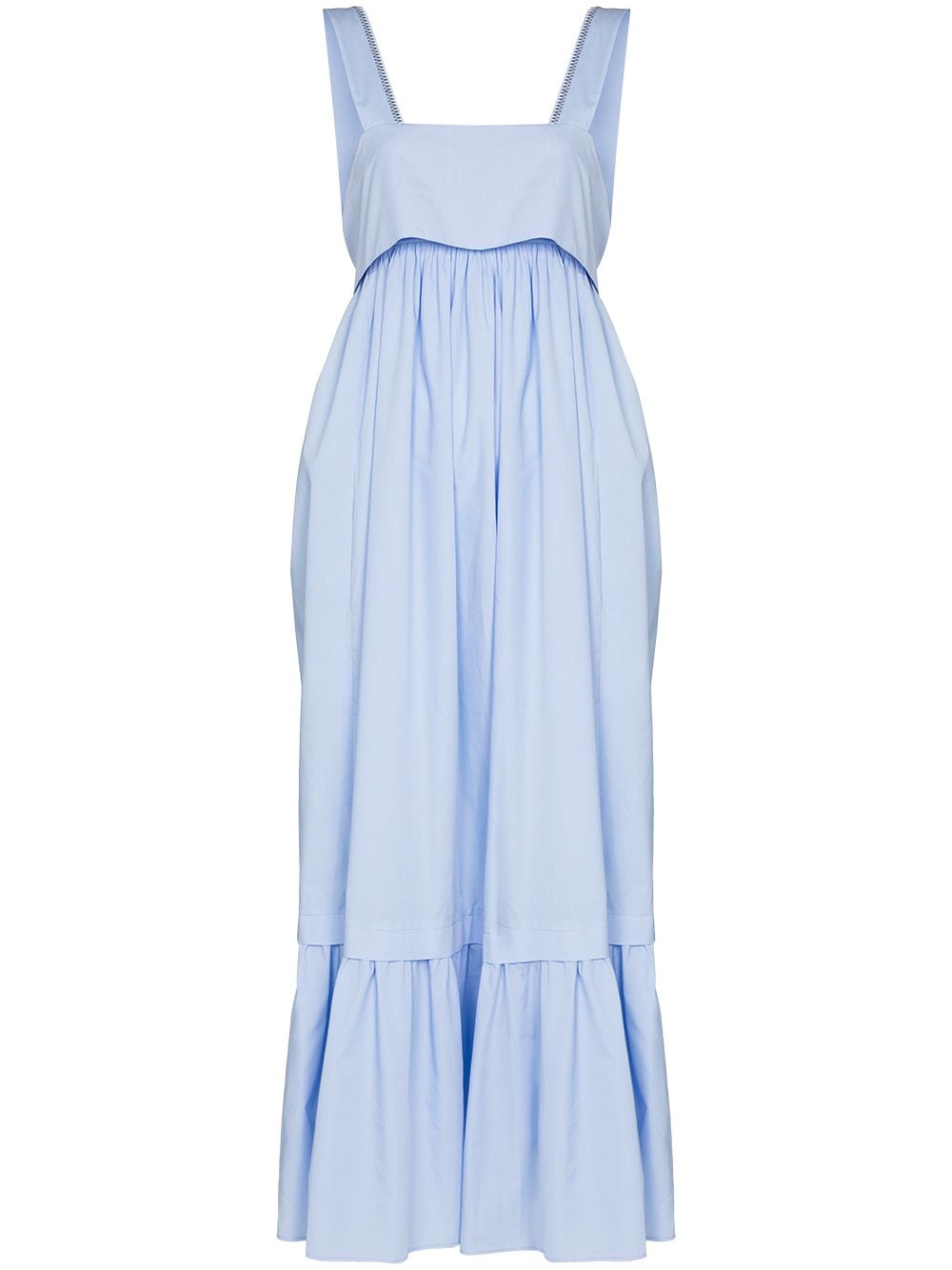 Chloé square-neck bow-embellished Dress - Farfetch