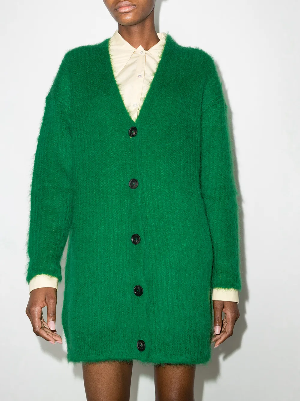 Image 2 of Salvatore Ferragamo V-neck buttoned cardigan