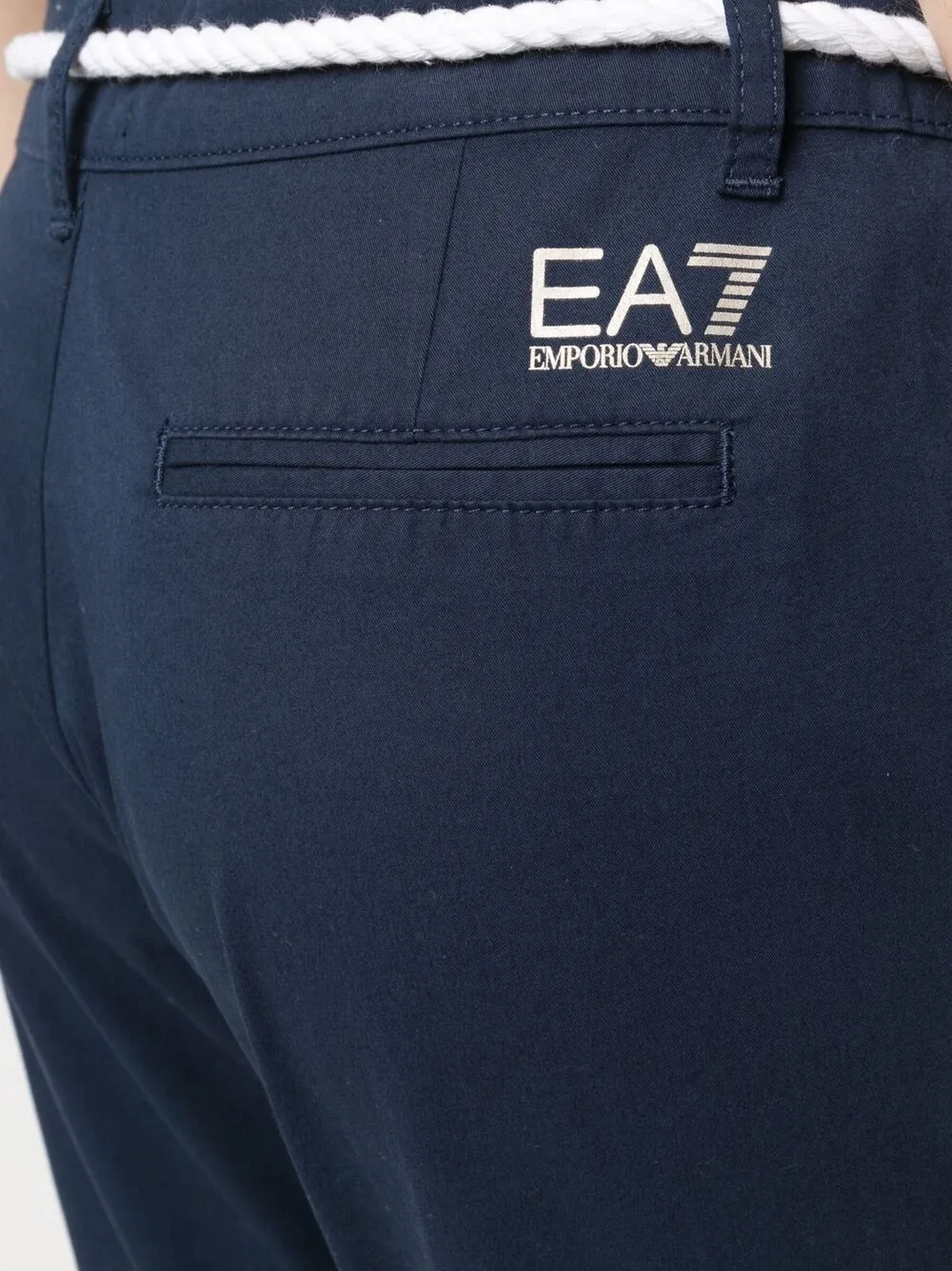 фото Ea7 emporio armani укороченные брюки с поясом