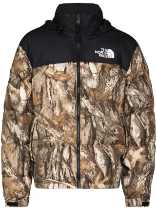 uit attribuut Het begin The North Face Nuptse Camo Forest Padded Jacket - Farfetch