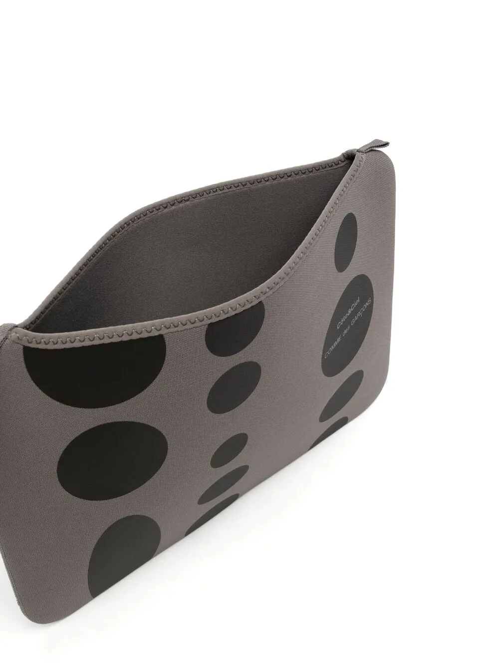 фото Comme des garçons wallet сумка для ноутбука с геометричным принтом и логотипом