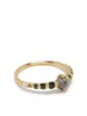 Image 1 of Polly Wales 18kt yellow gold diamond sapphire Imperial Garden Halo ring