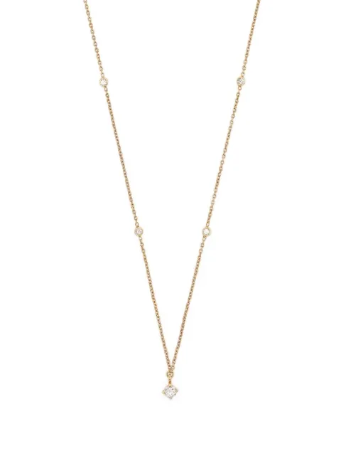 We by WHITEbIRD 18kt yellow gold Holly diamond necklace