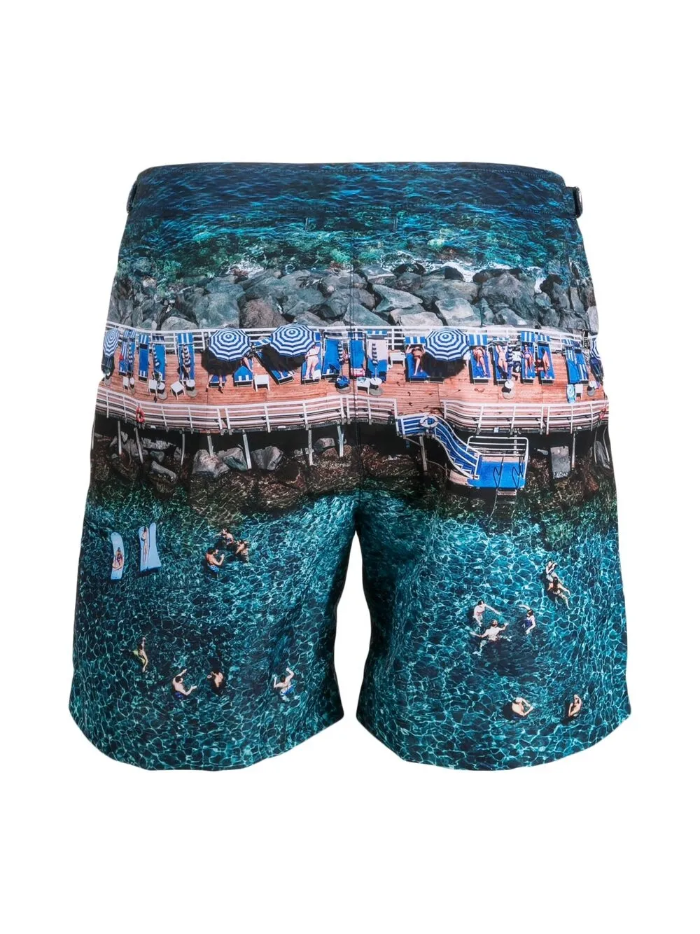 фото Orlebar brown photograph print swim shorts