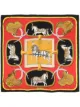 Hermès Foulard Grand Apparat in seta Pre-owned