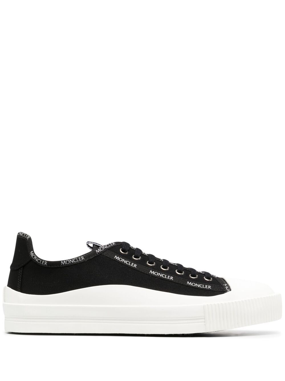 MONCLER GLISSIERE LOW-TOP CANVAS SNEAKERS