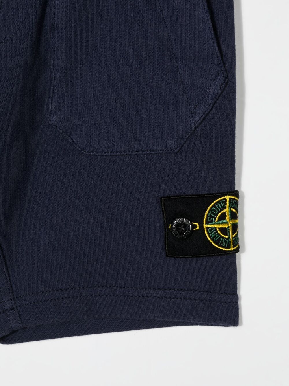 фото Stone island junior спортивные шорты с нашивкой-логотипом