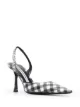Image 2 of Alexander Wang check-print pointed-toe pumps