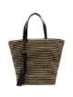 Image 1 of Saint Laurent Panier striped tote bag