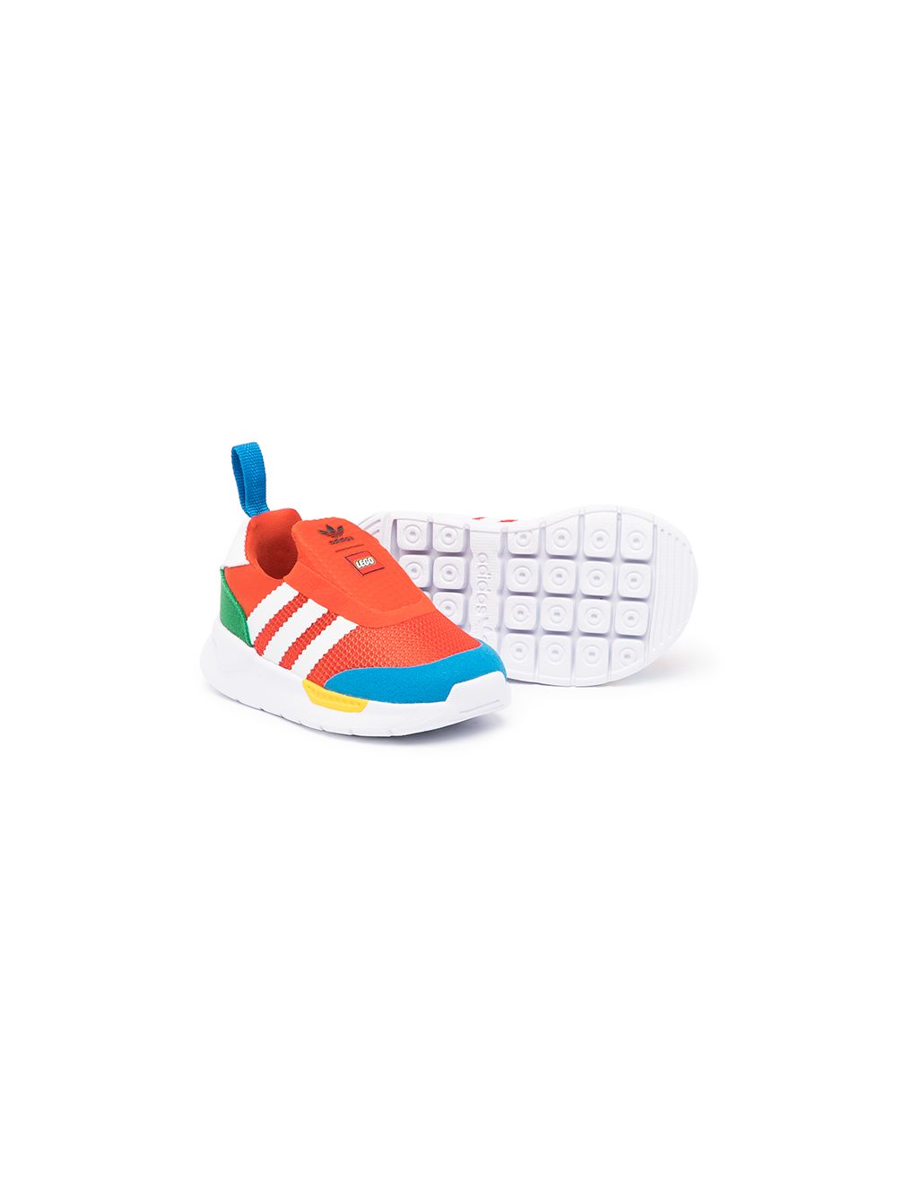 фото Adidas kids кроссовки zx 360 из коллаборации с lego