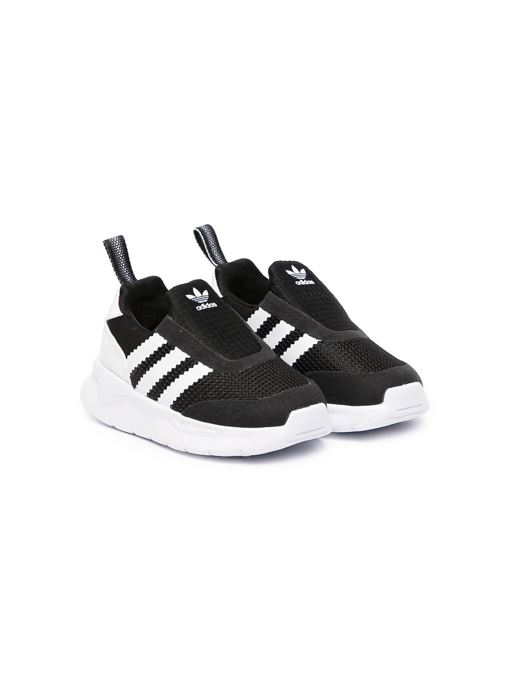 Adidas Originals Babies' Zx 360 套穿式运动鞋 In Black