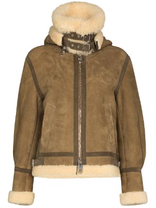 Chloe on sale shearling jacket