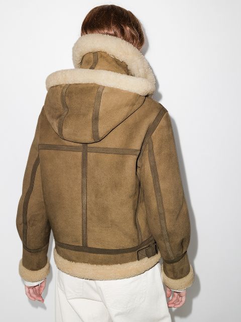 aviator jacket with hood