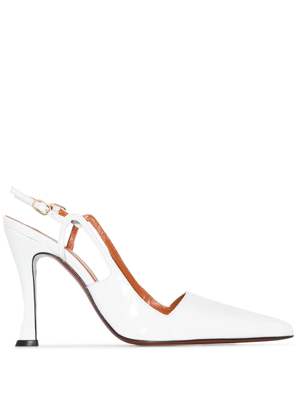 

ROTATE x Manu Atelier Caterina 100mm pumps - White