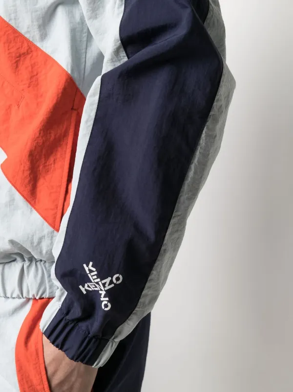 panelled windbreaker