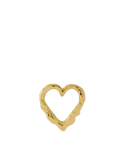 Alex Monroe 18kt yellow gold Teeny Tiny Heart stud single earring