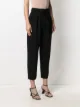 Pinko belted tapered-leg trousers