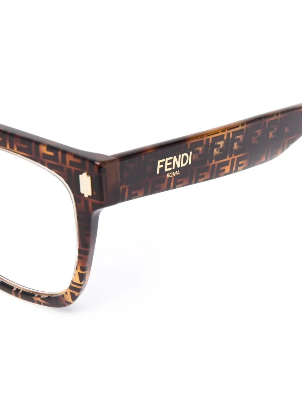 фото Fendi eyewear очки в оправе с монограммой