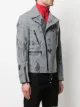 MJB Marc Jacques Burton graffiti-print biker jacket