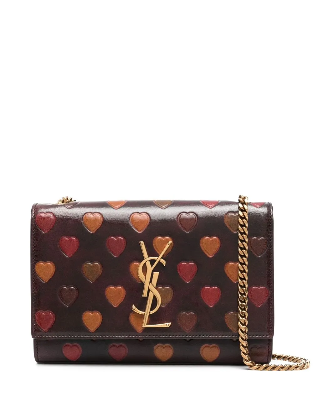 Image 1 of Saint Laurent logo-plaque crossbody bag