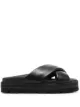 Image 1 of MSGM crossover strap flatform sandals