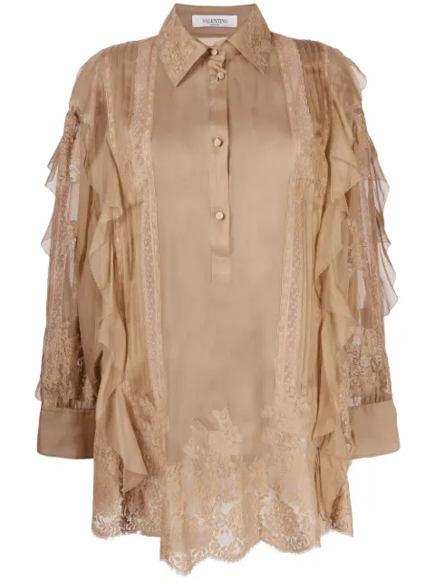 Valentino Garavani Blusa con ruches