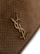 Saint Laurent Bolsa tiracolo com placa de logo