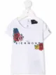 Image 1 of John Richmond Junior logo floral print T-shirt