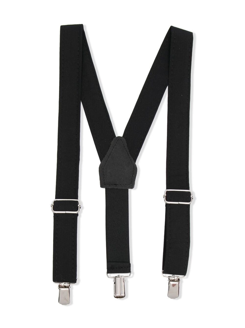 Paolo Pecora Kids' Logo-patch Suspenders In Black