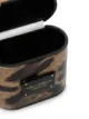 Dolce & Gabbana Porta AirPod con stampa leopardata