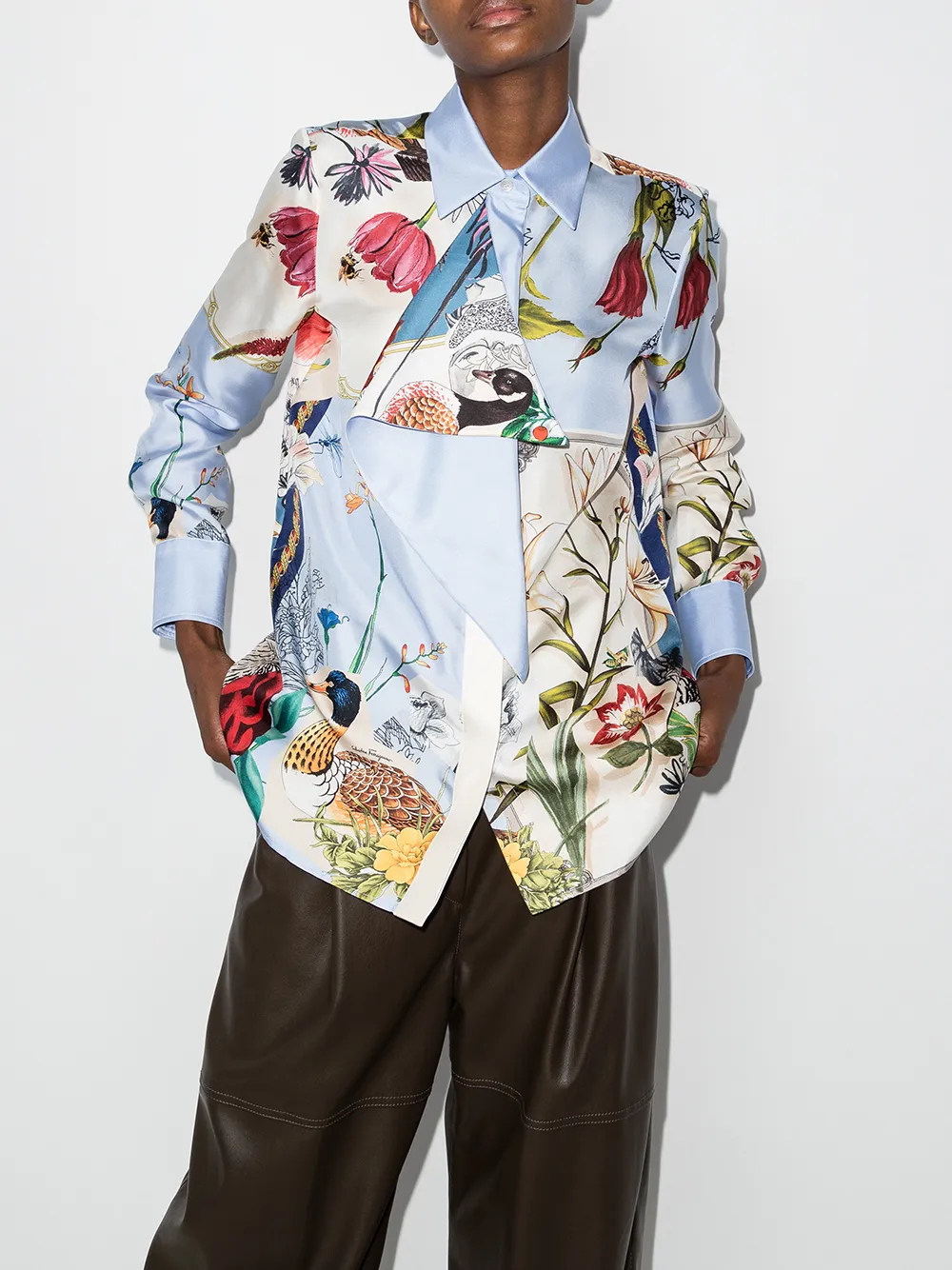 Bild 2 von Salvatore Ferragamo Schluppenbluse mit Blumen-Print