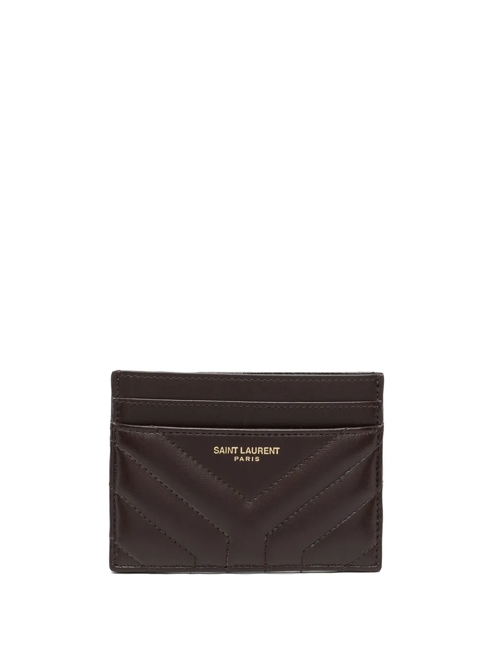 

Saint Laurent YSL quilted cardholder - Red